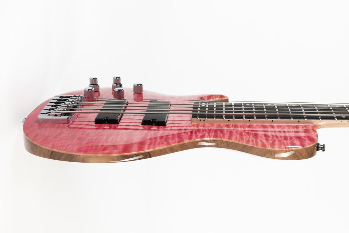 BASSE SERIE RACINE - SC6 - PINK OF PROVENCE -  DE LEEUW GUITARS