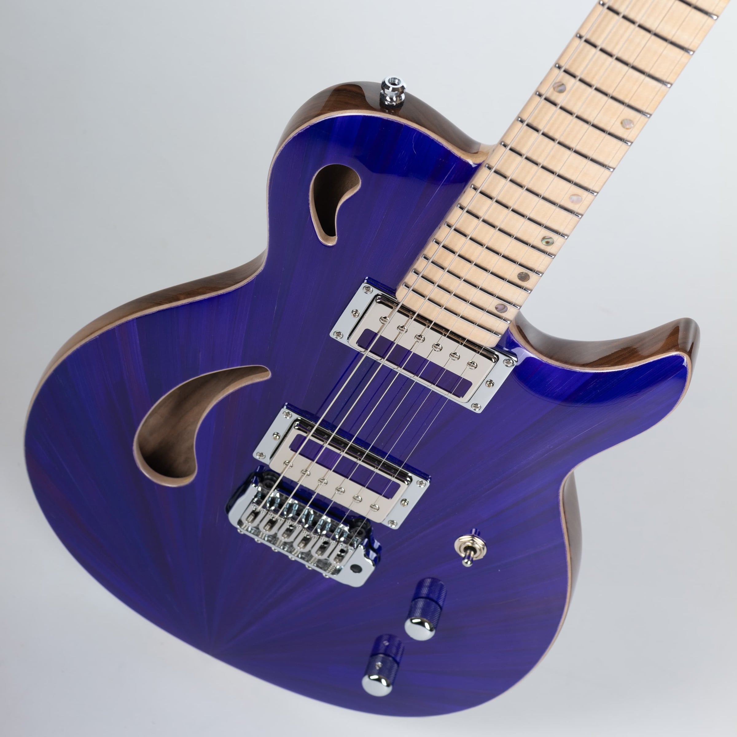 Guitar NINA AIR De Leeuw Guitars Heritage Collection in Straw marquetry