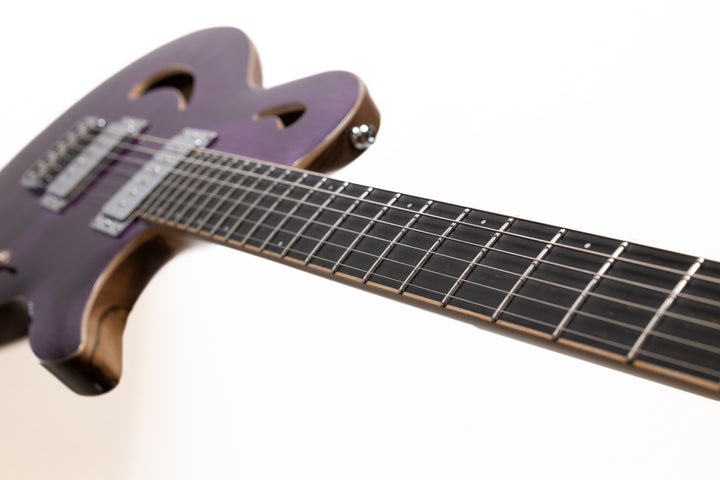 Nina_Guitar_Lavender_fields_of_Provence_Glossy_Close_up_Fingerboard_De_Leeuw_Guitars_Paris_Made_in_France_Luthier_Guitar_Maker_France_Neck_Through_Manche_Traversant