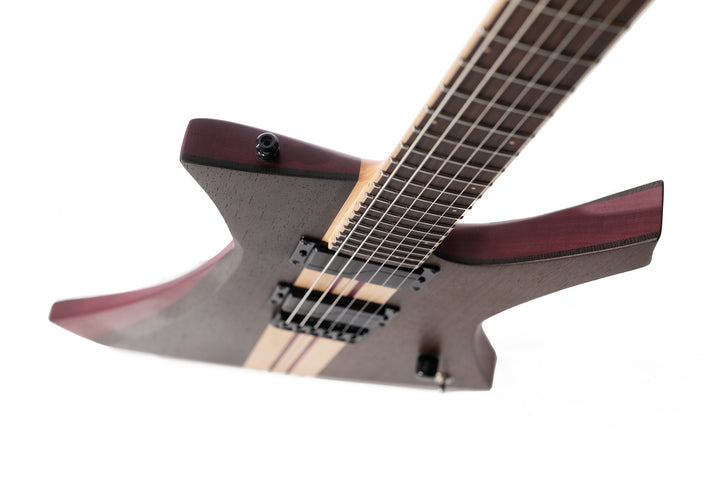 EX_Wenge_Amarante_Front_up_De_Leeuw_Guitars_Paris_Made_in_France_Luthier_Guitar_Maker_France_Neck_Through_Manche_Traversant