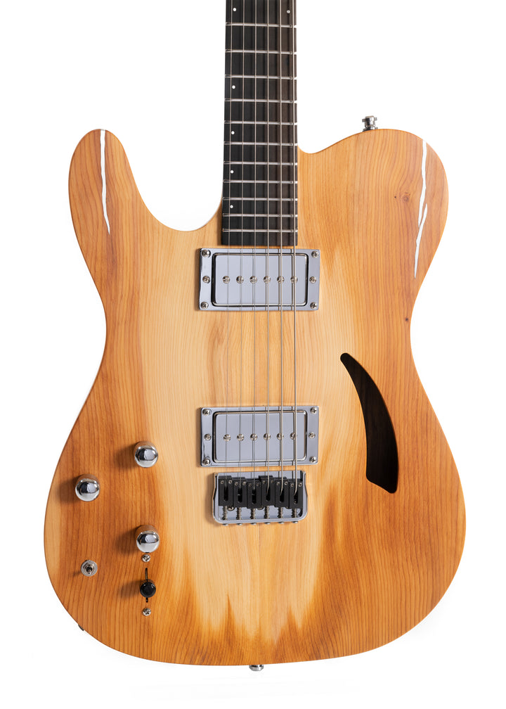TC_AIR_Kintsugi_Natural_front_left_handed_Close_Up_De_Leeuw_Guitars_Paris_Made_in_France_Luthier_Guitar_Maker_France_Neck_Through_Manche_Traversant